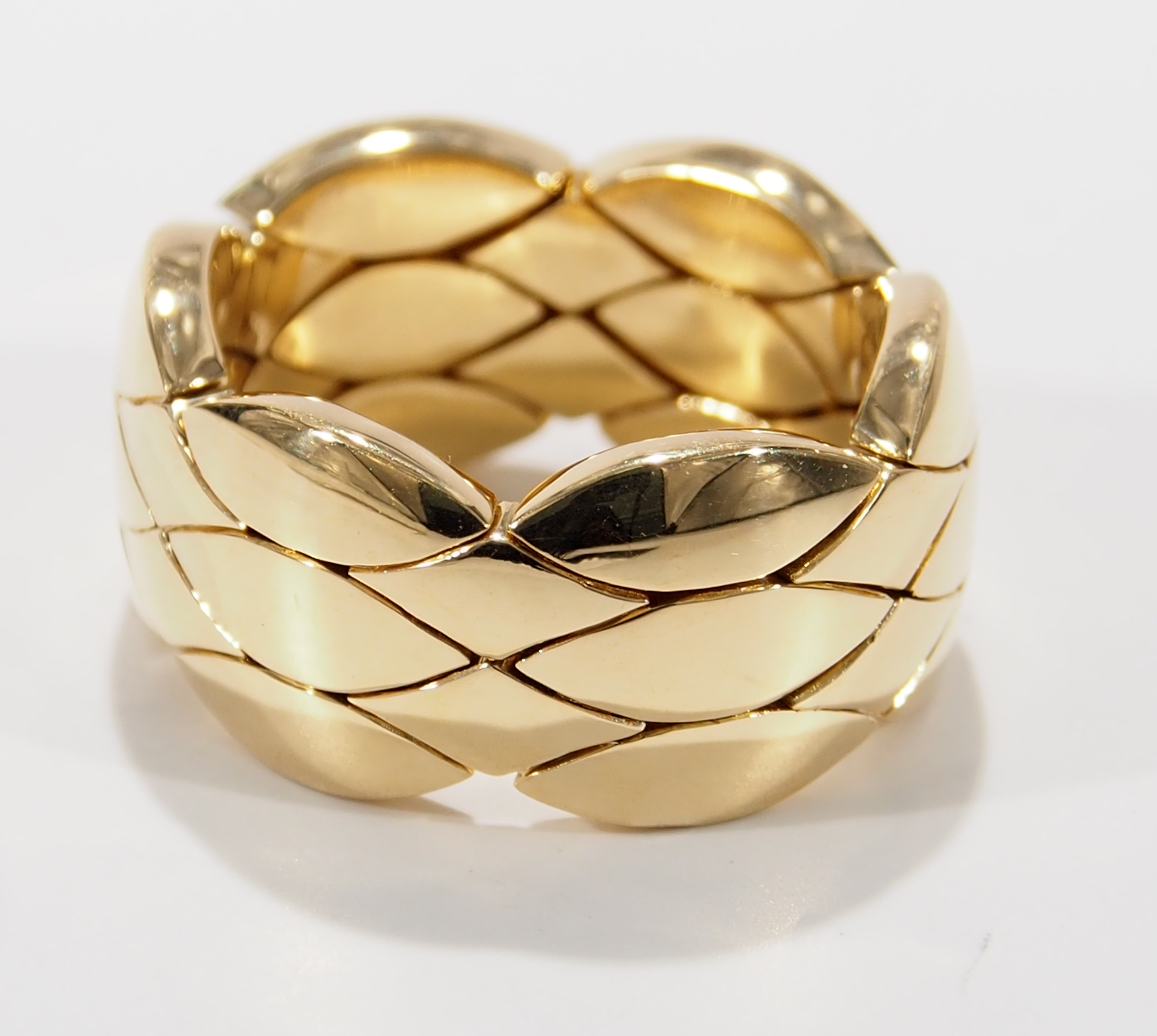 18K Cartier Ring Flexible Yellow Gold Genuine | eBay